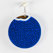 Load image into Gallery viewer, Fabric & Bottlecap Earrings