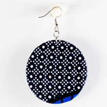 Load image into Gallery viewer, Fabric & Bottlecap Earrings