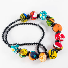 Load image into Gallery viewer, Multicolored Fabric Necklaces
